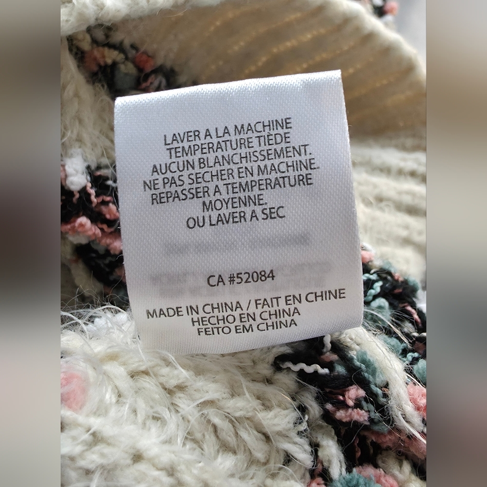 Anthropologie La Fee Verte Confetti Striped Sweater Boho Cottagecore Knit Small - Picture 12 of 12